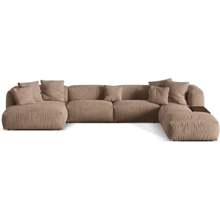 5-zits U-bank Martina rechts velvet | Micadoni