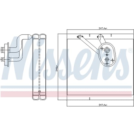 Verdamper, airconditioning NISSENS 92388