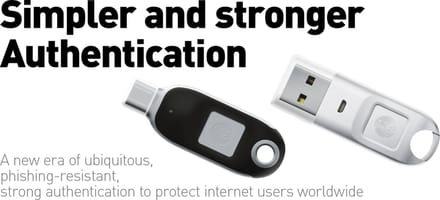 Feitian BioPass K27 FIDO2 U2F USB A Fingerprint Security Key voor 2FA