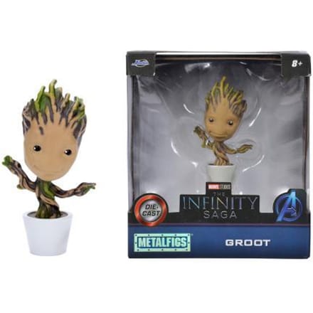 Jada Toys - Marvel, The Guardians of the Galaxy - Groot - metaal - figuur - 10 cm - actiefiguur