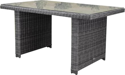 Ibiza XL lounge-diningtafel 140x80xH70 cm antraciet