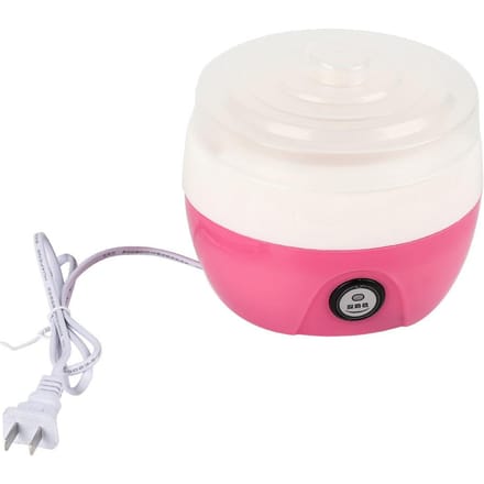 1L Elektrische Automatische Yoghurtmaker Machine Yoghurt DIY Gereedschap Plastic Container  (Oranje)