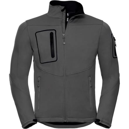 Russell Heren Sport Zachte Shell Jas (Titanium)