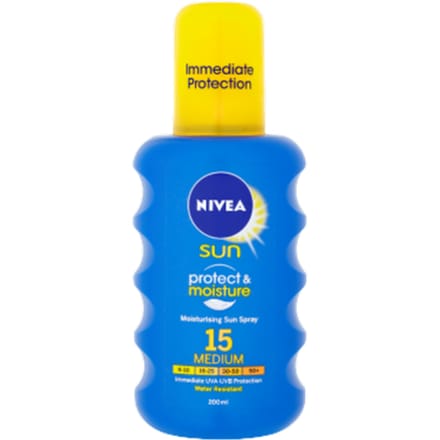Nivea SPF 15 Protect & Moisture Medium Bescherming Zonnelotion - 200 ml