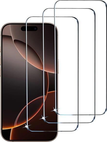 Tempered glass Geschikt voor iPhone 16 Pro Screenprotectors - Beschermglas - Glasplaatje - 3 Stuks