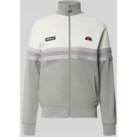 Trainingsjack met labelpatch en opstaande kraag model 'RIMINI'