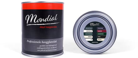 Mondial Hoogglans Ral7021 Zwart Grijs (Alkyd)
