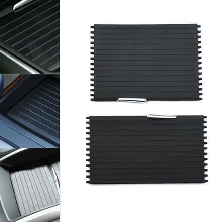 2x Middenconsole Opbergdoos Blinde Rol Afdekkap Voor BMW X5 X6 E70 E71 07-14 black