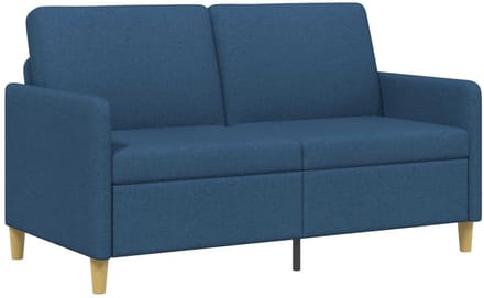 vidaXL - Sofa - met - Opbergruimte - Blauw - 152 - x - 78 - x - 87 - cm - Polyester