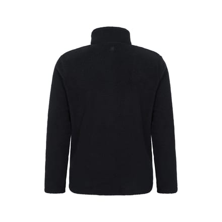 Mountain Warehouse Heren Ted Borg Half Zip Fleece Top (Zwart)
