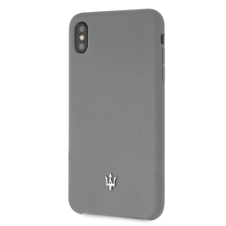 Grijs hoesje van Maserati - Backcover - iPhone XS Max - Silicone