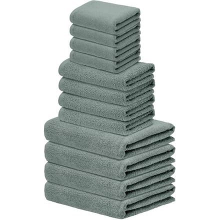 LIVARNO Handdoeken set, 12-delig (groen)