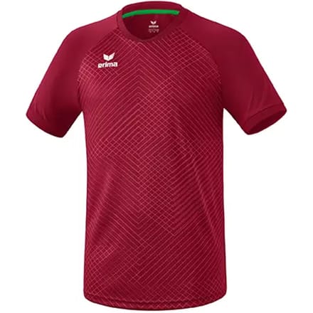Erima Madrid Shirt Korte Mouw Kinderen - Bordeaux | Maat: 152