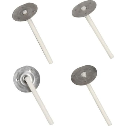 Creativ Company Waxed Kaarsenlonten l:35 mm 100 stuks