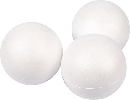 Creativ Company Piepschuim ballen wit 10cm, 25 stuks