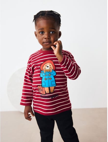 Next - Jongens - Paddington T-shirt met lange mouwen - Rood