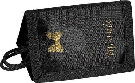 Disney Minnie Mouse Portemonnee, Gold - 12 x 8,5 x 1 cm - Polyester
