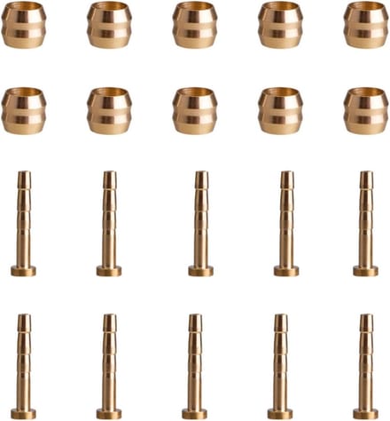 10 Set Bicycle Brake Olive and Connector Insert, Bicycle Brake Hose Olive Connector Insert Set for Shimanos Avid Sram - ShopVlot