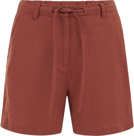 WE Fashion Dames short van linnenmix