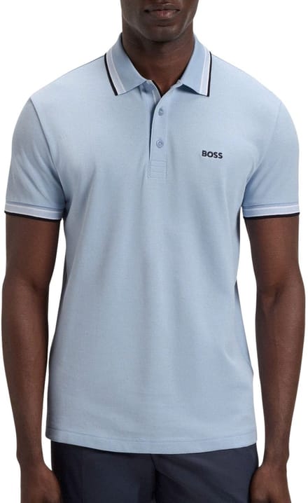Regular fit poloshirt met labelstitching, model 'Paddy'