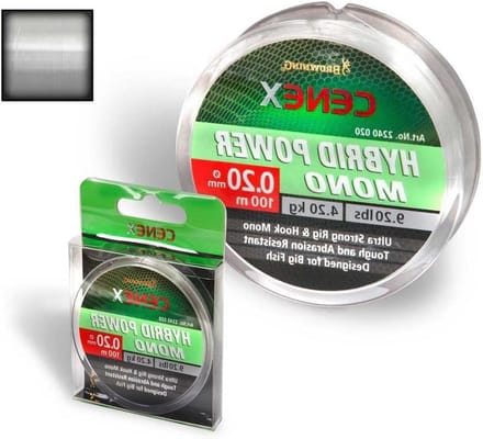 Vislijn Monofilament - Krachtige Lijn - Vissen Grote Vissen - Optimale Parameters - 022 mm 100m - Transparant
