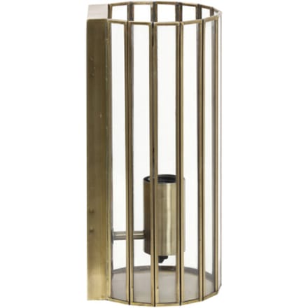 Light & Living - Wandlamp STRØBY - 14x13x30.5cm - Brons
