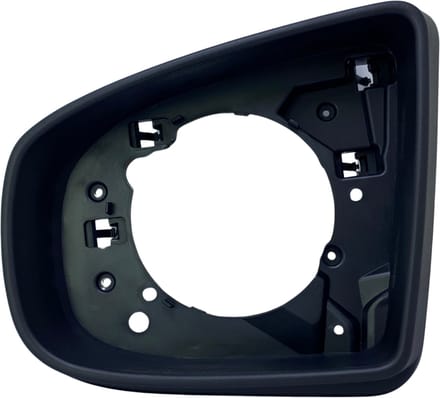 BILMAX Linker Buitenspiegelframe Vervanging voor BMW X5 (E70) & BMW X6 (E71, E72), Zwart (Bestuurderszijde)