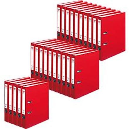 herlitz ordner maX.file protect, A4, rugbreedte 50 mm, 25 stuks, rood