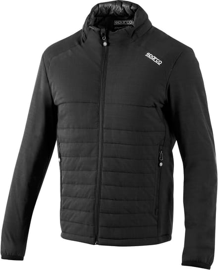 Sparco Frame Jas 100GR Jas - Zwart/Marineblauw - S
