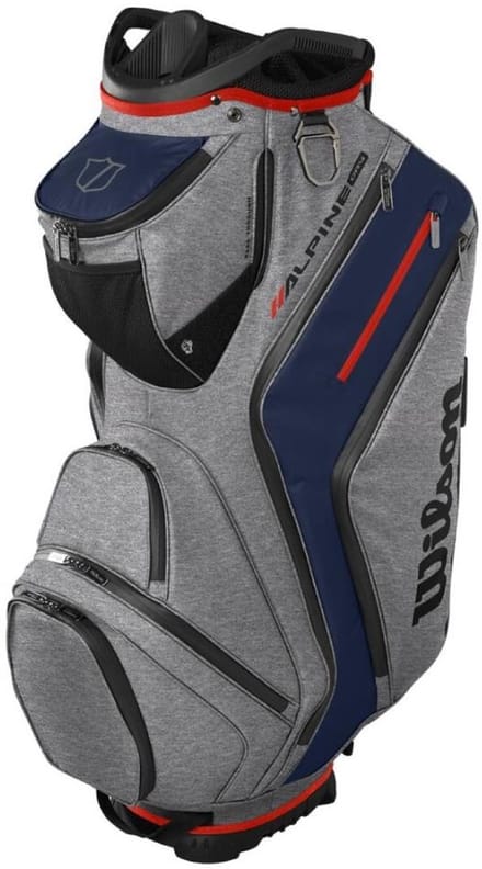 Wilson Alpine Dry Waterproof Cartbag 2025 - Grijs Blauw