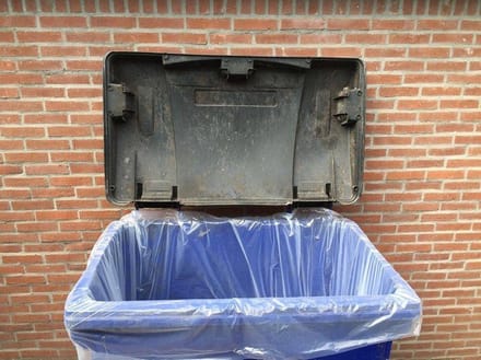 Containerzakken 1100 liter transparant 50my ongeperforeerd - Doos 20 stuks | Vlarema