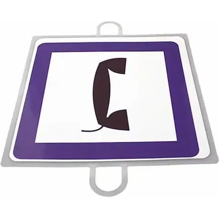Verkeersbordpaneel Indicatie nr. 2 (telefoon)