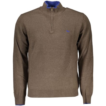 Halve Rits Gebreide Trui Casual Stijl