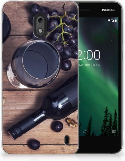 Nokia 2 Siliconen Case Wijn