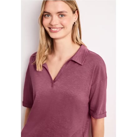 Jersey poloshirt met korte mouwen