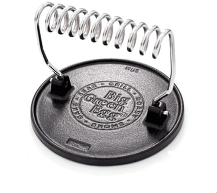 Big Green Egg BBQ Cast Iron Grill Press
