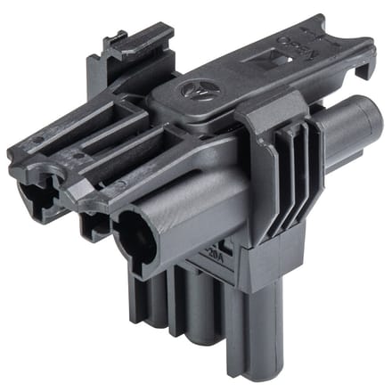 Wieland GST18I3 T-splitter zwarte cascade montageoptie - 92.030.3153.1 - E3JWF