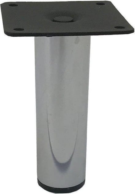 FLE - Stalen meubelpoot chroom rond ø 3 cm en hoogte 10 cm