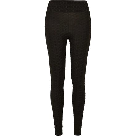 Urban Classics - High Waist Honeycomb Sportlegging - M - Zwart
