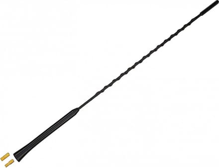 Antenne spriet 16V "low noise" AM/FM 41cm, met M5 en M6 verloopjes