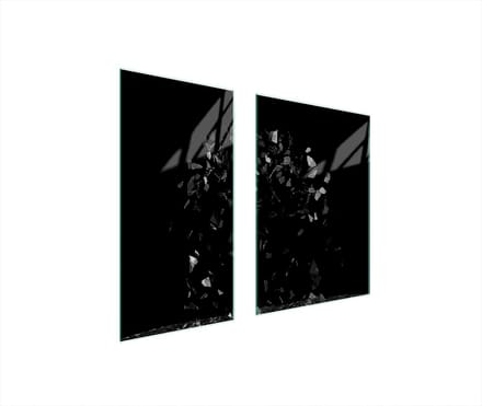 TMK ArtDeko - Snijplank - Glas - 75x52 cm - Zwart