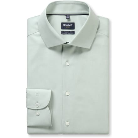 OLYMP Luxor 24/Seven Overhemd, Modern Fit, Global Kent, Limoen