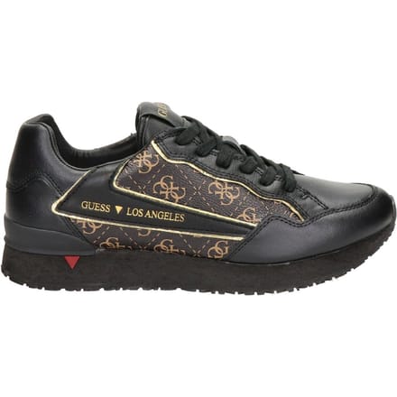GUESS - maat 42- Genova Heren Sneakers - Bruin-Ocra