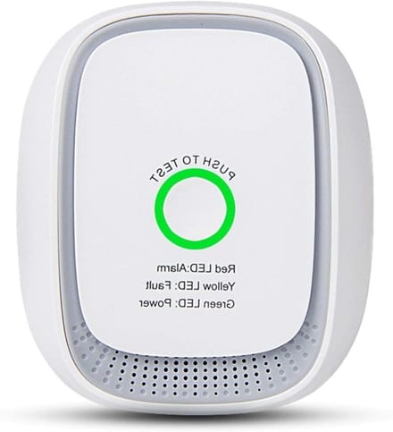 Gasmelder - Slimme Sensor - Huis Beveiligen - App Meldingen - 79x68x31mm - Wit