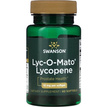 Swanson, Lyc-O-Mato Lycopène, 10 mg, 60 capsules molles