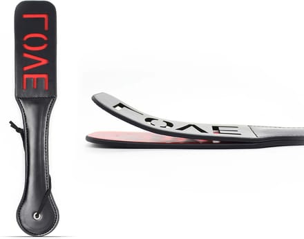Smart Moves - Paddle LOVE - 32 cm - Zwart/Rood