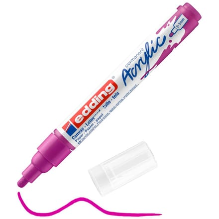 Edding Acrylic marker - Medium punt - bessenrood