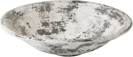 J-Line schaal Ruby - keramiek - zwart/wit