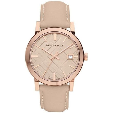 Burberry BU9014 Tan Dial Lederen Band Vrouwenhorloge