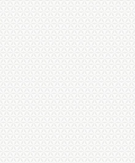 Hexagone dessin wit modern (vliesbehang, wit)